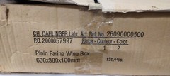 Pininfarina Wine Empty Corked Bottles Display *Display Storage Box ONLY* NOS