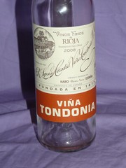 VINA TONDONIA Gran Reserva 2008 Rose Rioja R. LOPEZ DE HEREDIA Empty Wine Bottle
