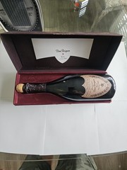 Vintage 1995 Dom Pérignon Rosé Empty Champagne Bottle With Original Case