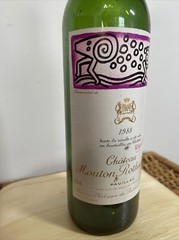 Chateau Mouton Rothschild Pauillac 1988 Empty Bottle No Cork