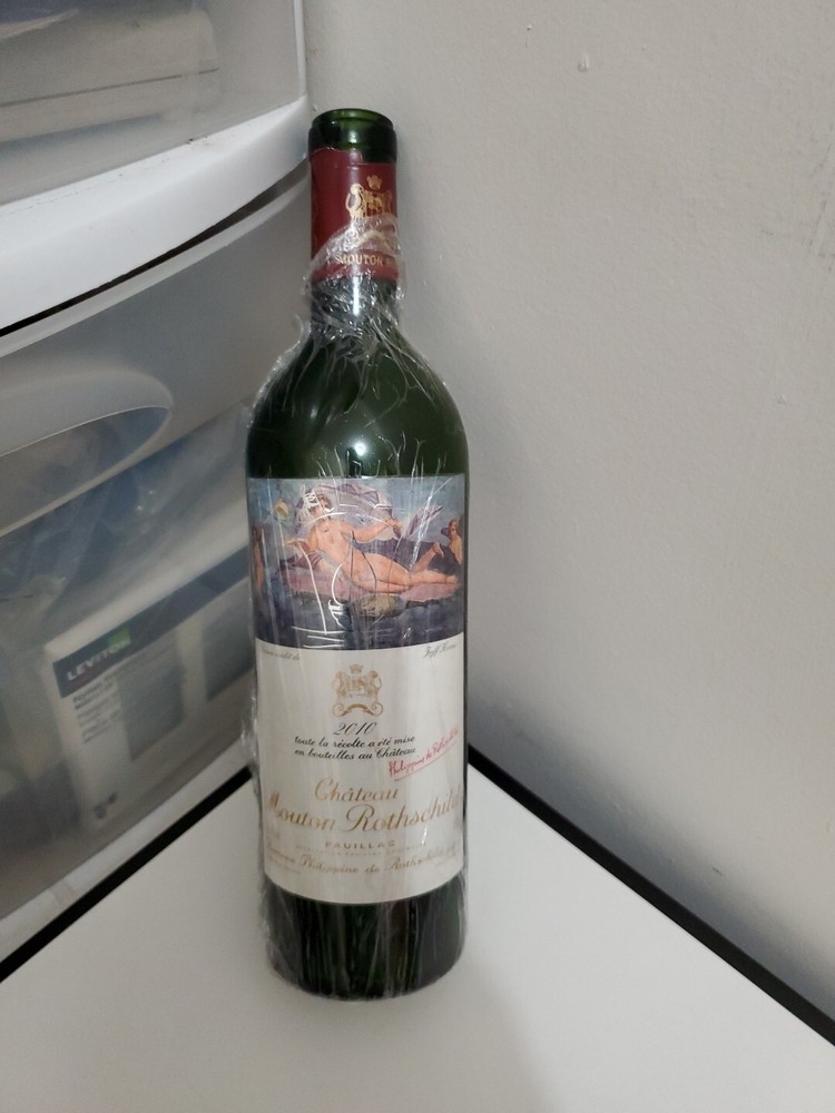 Chateau Mouton Rothschild 2010 Wine Bottle EMPTY