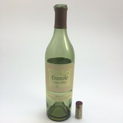2017 Emmolo Napa Valley Merlot Vintage Wine Bottle Label Cork Empty Not Rinsed