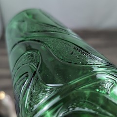 Gallo Ripple Wine Bottle 4/5 Quart Rare Green Glass 10&Prime; Vintage Design 1960&rsquo;s