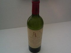 Vtg 1949 Grand Vin De Chateau Latour Empty WINE BOTTLE France