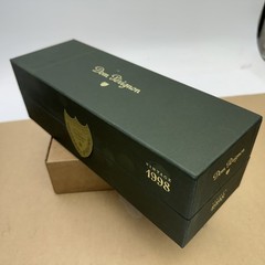 Vintage 1988 Cuvee&rsquo; Moët Dom Perignon Champagne Empty Box Uncut Sticker