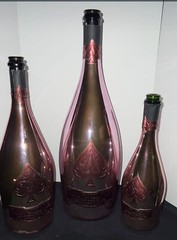 3 Empty Ace of spades Rose , 3Size 3lt , 1.5lt , 750 ML , JEROBOAM Magnum Regul