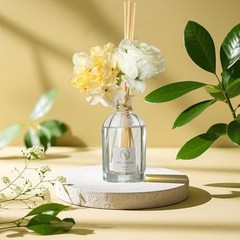 Reed Diffuser Set, Dried Flowers Diffuser 120Ml / 4.05 fl OZ Gift Box –