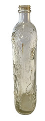 Wine Bottle Garretts American Wines 4/5 Quart Embossed Clear Glass 9 5/8&Prime;