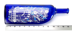 Ungsteiner Kobnert Germany Wine Bottle 2000 Cobalt Blue 750 ml – Empty – 13&Prime;