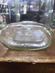 VINTAGE CAR CAL WINERY BOTTLE PINT GREENSBORO NC WINE WHISKEY LIQUOR