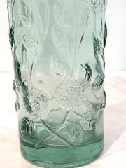 Wine Bottles Set (2) Green Glass Decorative Wine Bottles