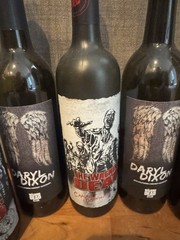 The Walking Dead- Six Empty Wine Bottles, Negan, Rick Grimes, Daryl Dixon -AMC