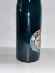 Ferdinand Pieroth German Wine Bottle 1979 Empty Blue Glass Vtg Collectible