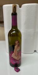 Vintage Norma Jeane 2005 Empty Wine Bottle