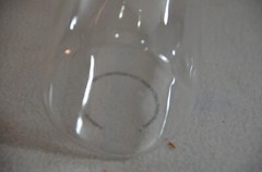 Wine Bottle / Bottle with Glass On Top