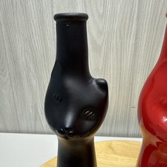Happy Cat Wine Bottles Lot Of 3 Rheinhessen Riesling Empty