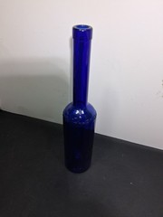 Tomasello Winery Cobalt Blue Wine Bottle Decorative Replacement 12.5&Prime; Tall