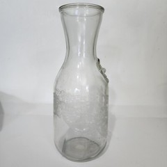 Vintage ETCHED CLEAR GLASS 1989 NORMAN KOSARIN WINE WATER CARAFE PAUL MASON…