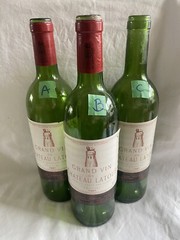 Grand Vin de Chateau Latour Pauillac 1981 Empty French Wine Bottle~Rare (WA4812)