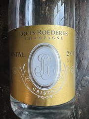 Cristal Champagne Bottle Empty 2015 Collectible France 750 ML