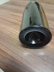 Vintage Rhine Hock Wine Bottle Dark Teal