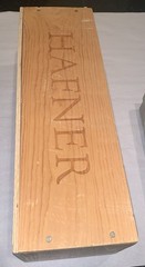 HAFNER Alexander Valley Winery EMPTY Wine Box With Slide Cover