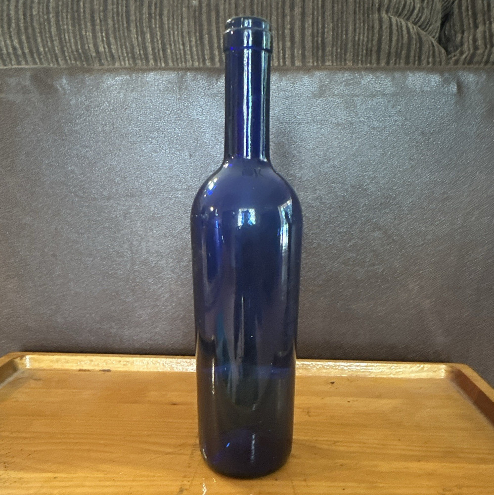 Antique Cobalt wine bottle vintage rare