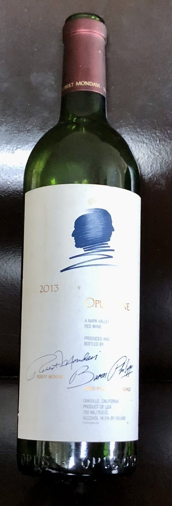 Opus One 2013 Napa Valley Red Wine Empty Bottle