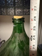 VILLANI DEMIJOHN WINE BOTTLE HUGE 26&Prime; TALL