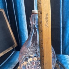 VTG Casadis Milano JUS DE Fruta Pink Wine Decanter 2 LITERS Antique