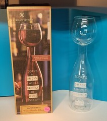 New American Vintage Over-sized Wine Glass Bottle