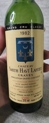 Chateau Smith Havt Lafitte Graves 1982 Red Bordeaux Wine 375ml EMPTY Bottle Cork