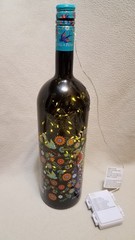 Stella Rosa Black, Empty Bottle With Lights Inside- Halloween Decoration
