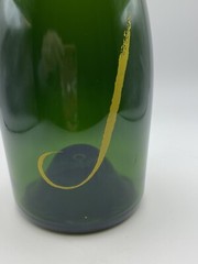 Emerald Green J Vinery Cuvee 12” Empty Wine Bottle, 750 ml, Inverted Base, EUC