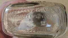 Vintage Berrycup Wines 2/5 Pint Glass Wine Bottle Yonkers, New York