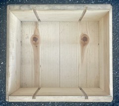 JARVIS FINCH HOLLOW CHARDONNAY WINE NAPA VALLEY EMPTY WOOD BOX W/LID 14X12.5X8.5