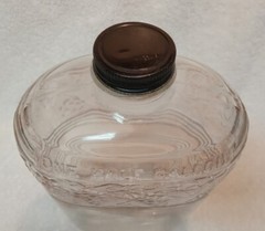 NICE! Vintage One Half Gallon Owens-Illinois Clear Glass Wine Embossed Exc Cond!