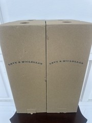 4x LEVY & MCCLELLAN 2004 Empty Wooden Boxes Napa Valley