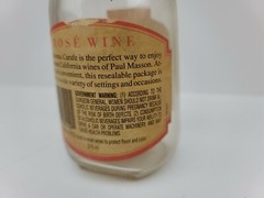 No Lid California Rose Wine Paul Masson Rare Premium Wine Bottle Label Vintage