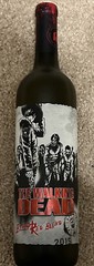 The Walking Dead Blood Red Blend Wine Bottle Empty 750ml Exclusive 2015 AMC