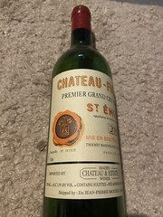 2000 Chateau Figeac St Emilion (empty) Bordeaux Bottle