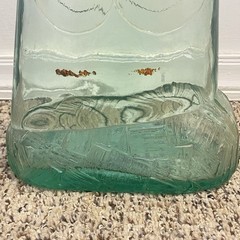 Vintage Gori Gori Chianti Rifle Bottle 3L Green Glass Italy 1960s 45.5 In Tall