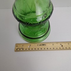 Chianti Italian Wine Bottle Green 7 Inches Tall 1 Pint Vintage Glass
