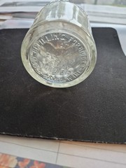 1961 Mogen David Wine Bottle 4 oz with Star of Dvid On Bottle