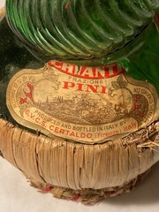 c1960s Chianti Frazione Pini Wine C.V.C.S Certaldo Italy tall EMPTY Bottle #2