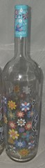 Stella Rosa Limited Edition Rose&rsquo; Empty Wine Bottle Sugar Skull 15 3/4&Prime; Tall