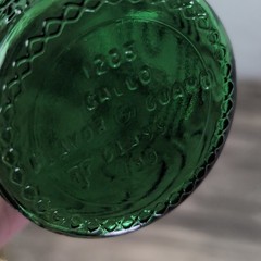Gallo Ripple Wine Bottle 4/5 Quart Rare Green Glass 10&Prime; Vintage Design 1960&rsquo;s