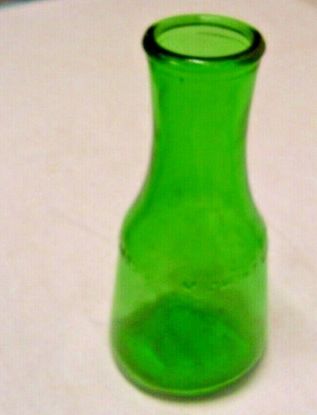 Empty M Lamont Vineyards 3A Emerald Green Wine Cruet 2/5 pint