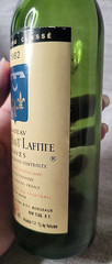 Chateau Smith Havt Lafitte Graves 1982 Red Bordeaux Wine 375ml EMPTY Bottle Cork