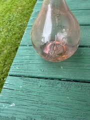 Vintage Casadis Milano JUS DE FRUITS Pink Wine Decanter 2 LITERS Antique
